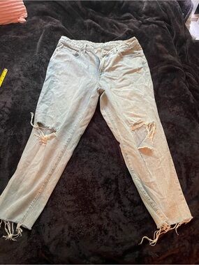 Old Navy Light Blue Denim Waistband Jeans